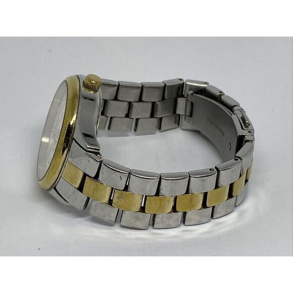 Fossil BQ1564 Unisex Two Tone Stainless Steel Analog Silver Dial Watch XX523 - Picture 9 of 12